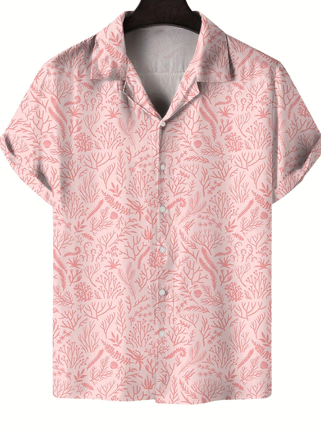 Chemise A Fleur Homme Rose