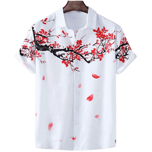 Chemise A Fleur Homme <br> Branche