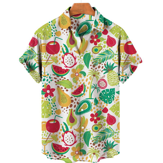 Chemise A Fleur Homme <br> Fruit