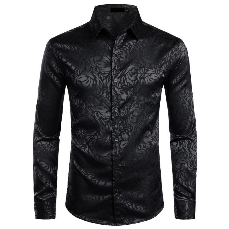 Chemise a Fleur Homme <br> Epuré