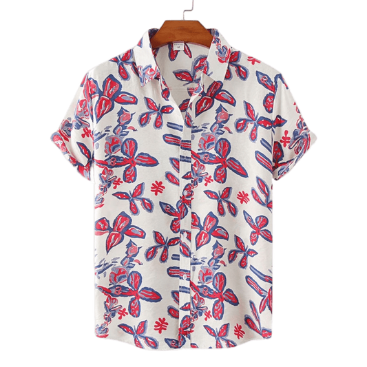 Chemise a Fleur Homme <br> Fleur Dessin