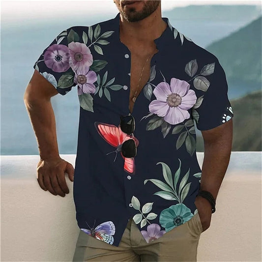 Chemise a Fleur Homme <br> Style Urbain