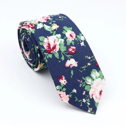 Cravate Fleurie  Epuré Design