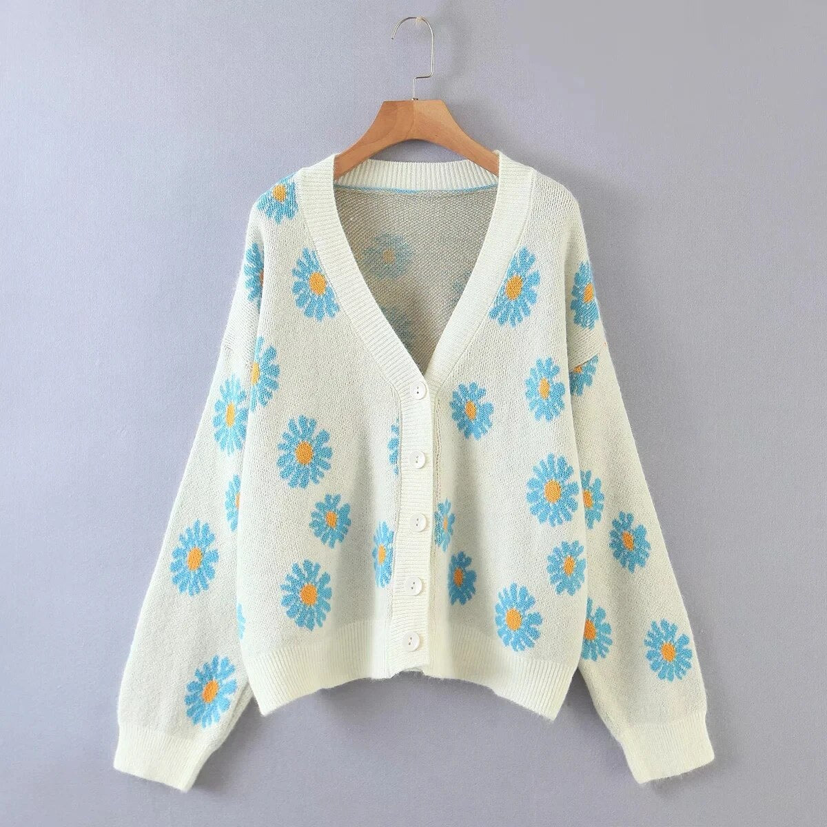 Cardigan Fleur <br> Marguerite Coloré