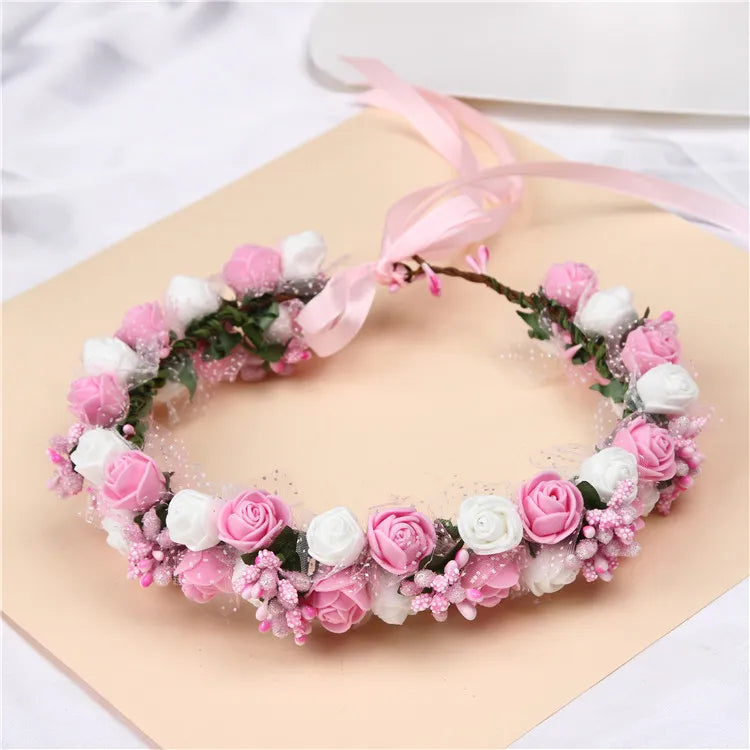 Couronne De Fleurs <br> Rose