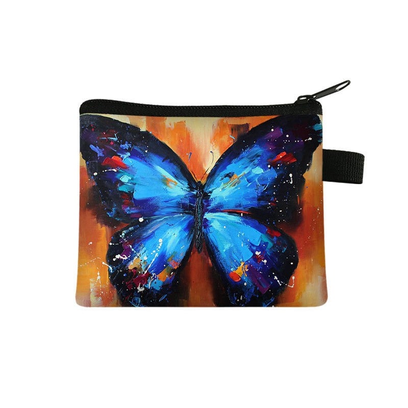 Portefeuille Fleuri <br> Design Papillon Coloré