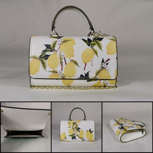 Sac Fleuri <br> Chaîne Citron