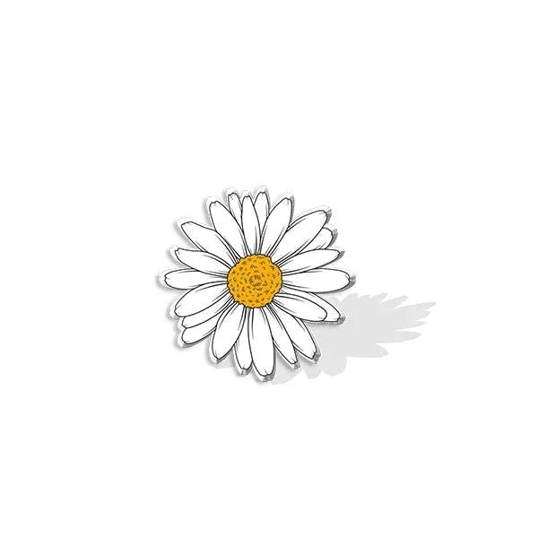 Broche Fleur <br> Marguerite Simple Design