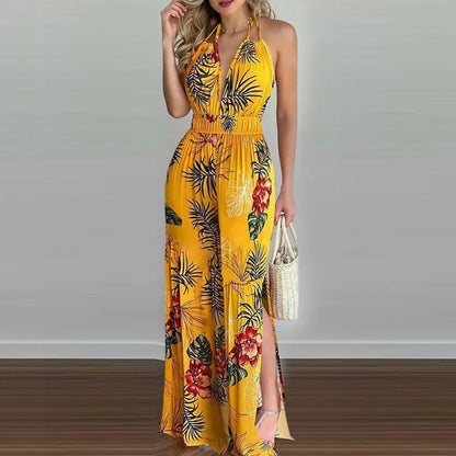 Peto floral amarillo