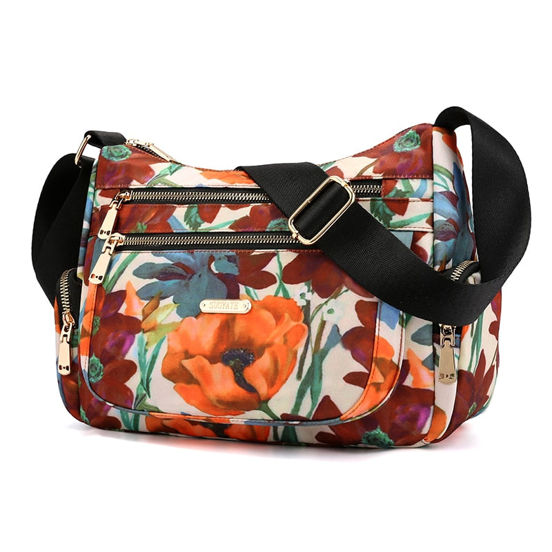 Sac Fleuri <br> Design Fleurs Abstraites