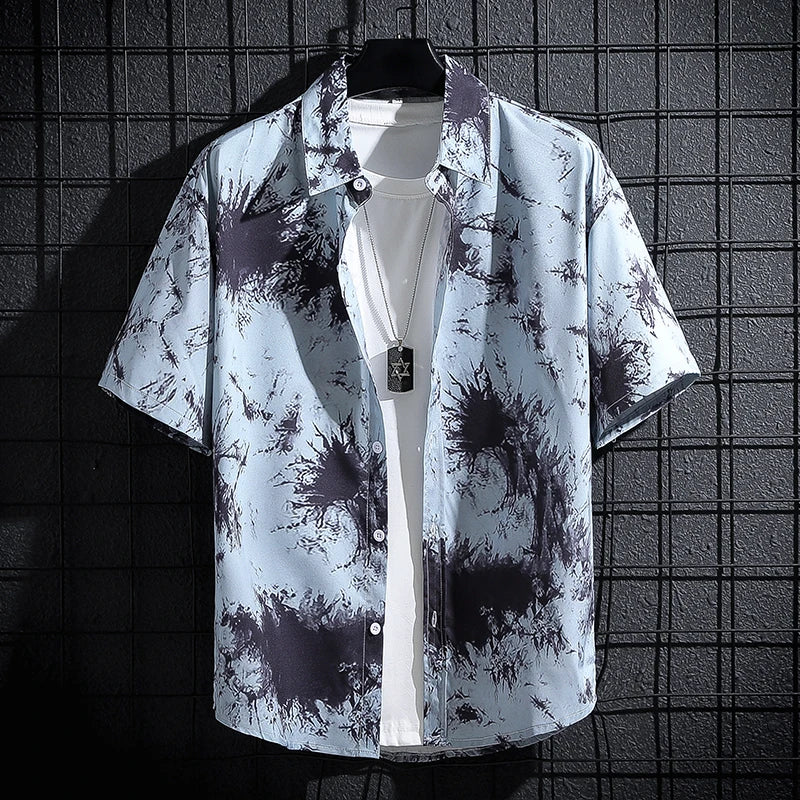 Chemise Fleurs Homme Année 60