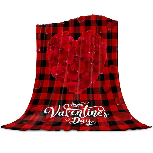 Plaid Fleuri <br> Saint Valentin