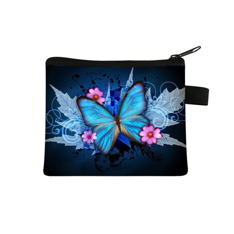 Portefeuille Fleuri <br> Design Papillon