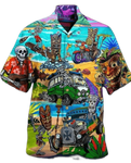 Chemise A Fleur Homme  Hawaïenne Plage