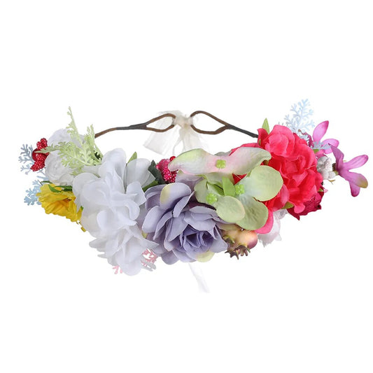 Couronne De Fleurs <br> Coloré Chaud