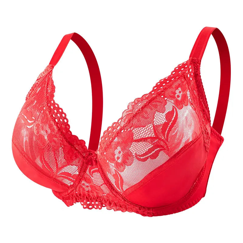 Soutien Gorge Fleuri <br> Rouge