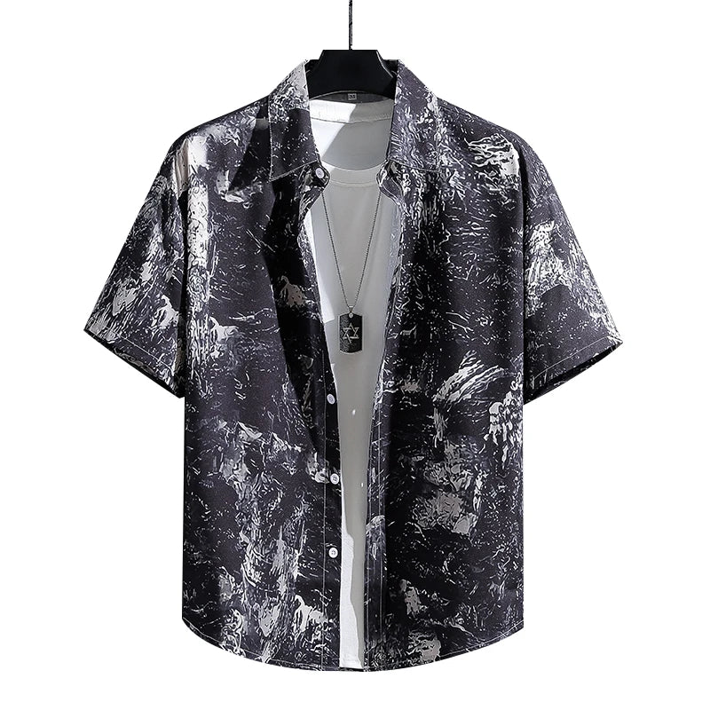 Chemise Fleurs Homme Année 60