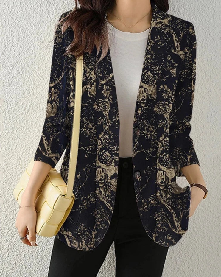 Veste Blazer <br> Fleuri Femme