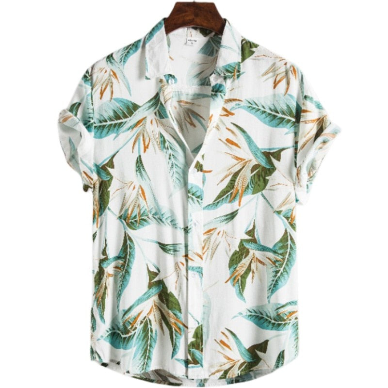 Chemise A Fleur Homme<br> Palmier