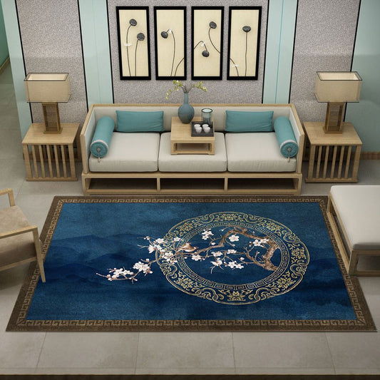 Tapis Fleur <br> Style Chinois Apaisant