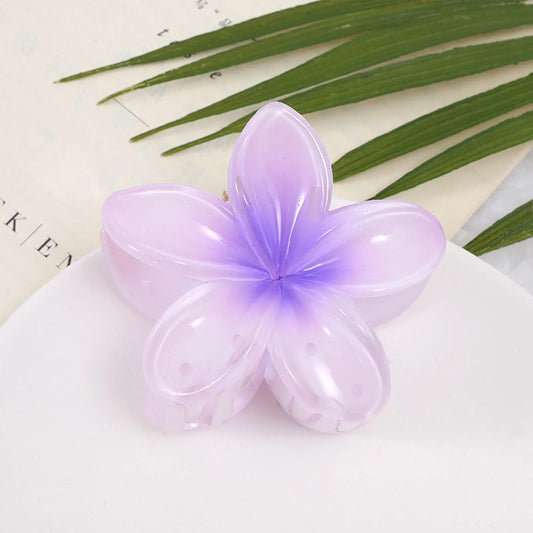 Pince Fleur <br> Cheveux Tahiti Violet