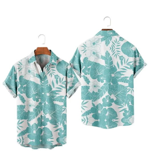 Chemise Fleurie pour Homme Hawaïenne Paradisiaque