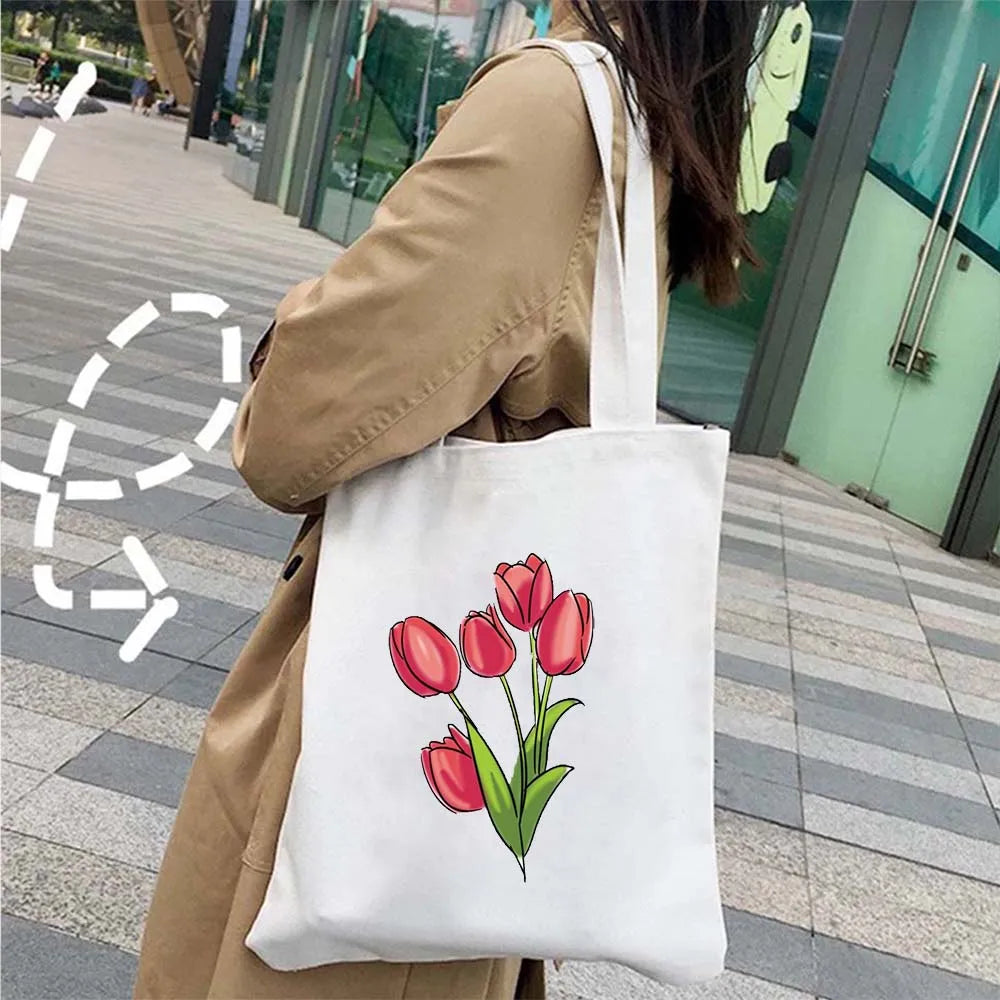 Tote Bag <br> Fleuri Violette