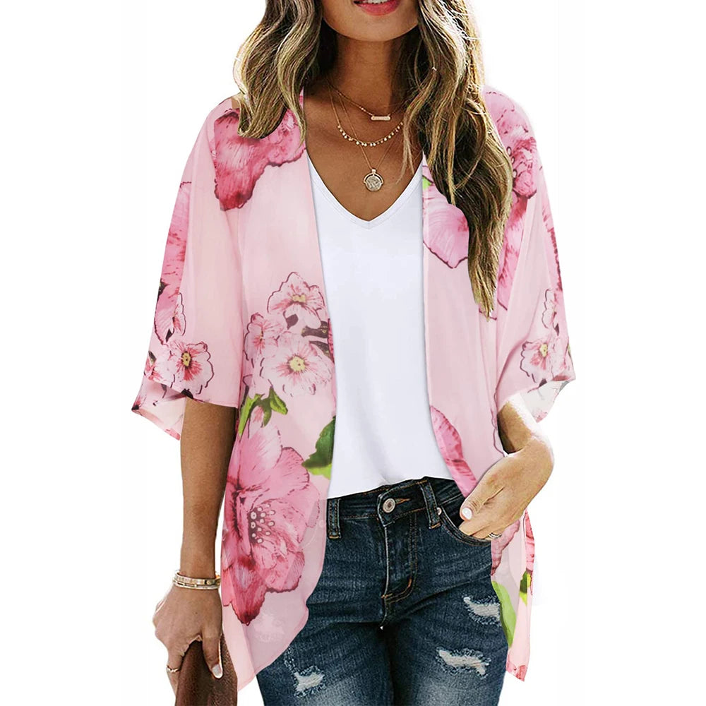 Kimono Fleuri Femme