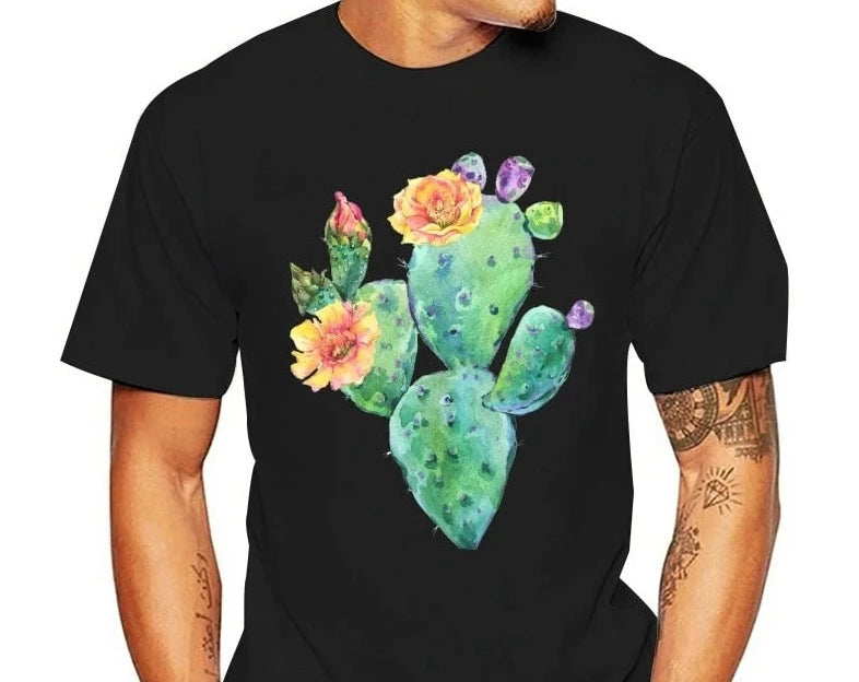 T-Shirt Fleuri <br> Cactus