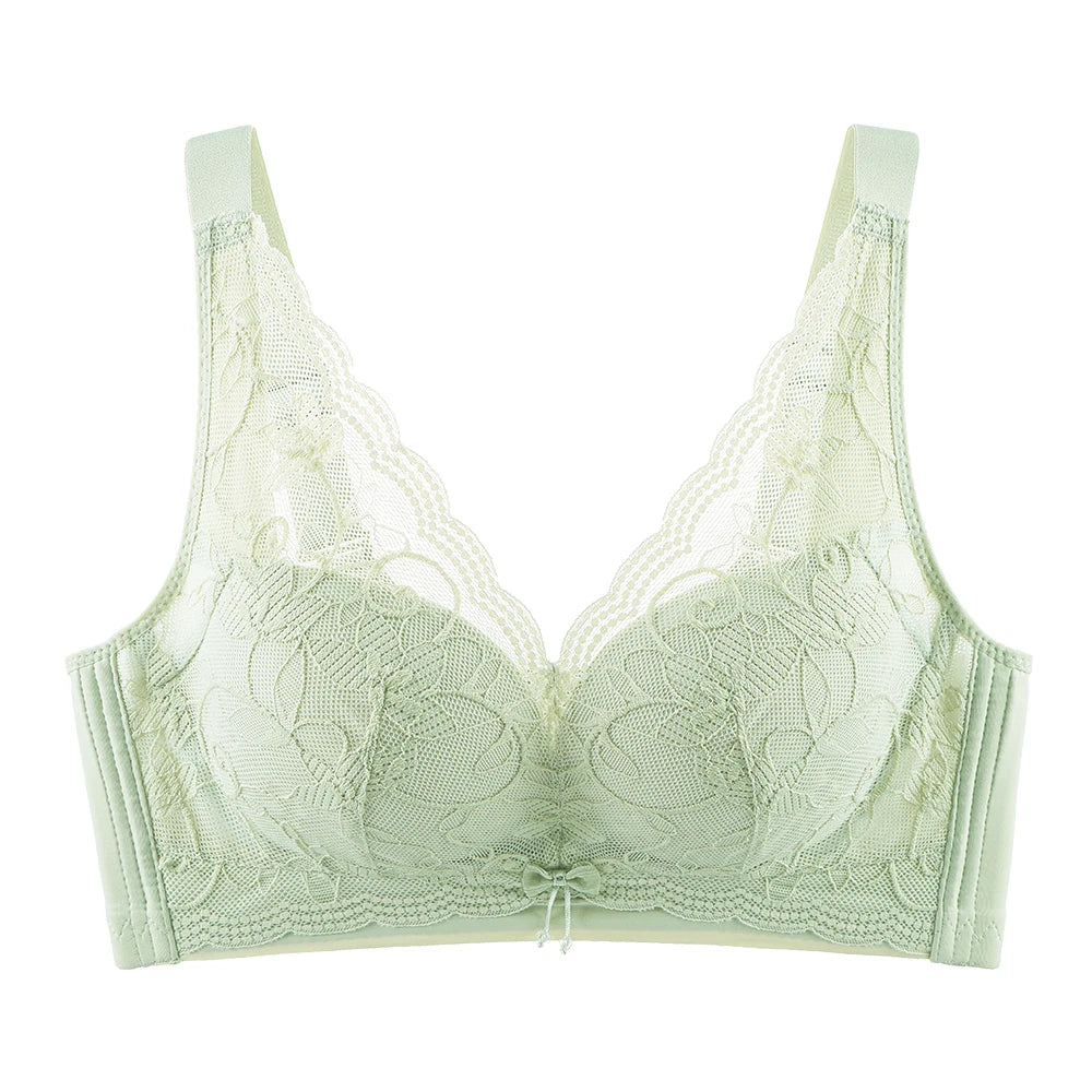 Soutien Gorge Fleuri <br> Coton Vert