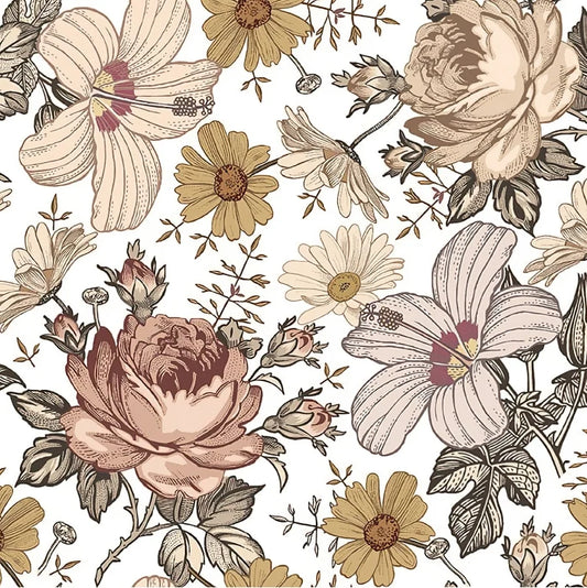 Papier Peint <br> Floral