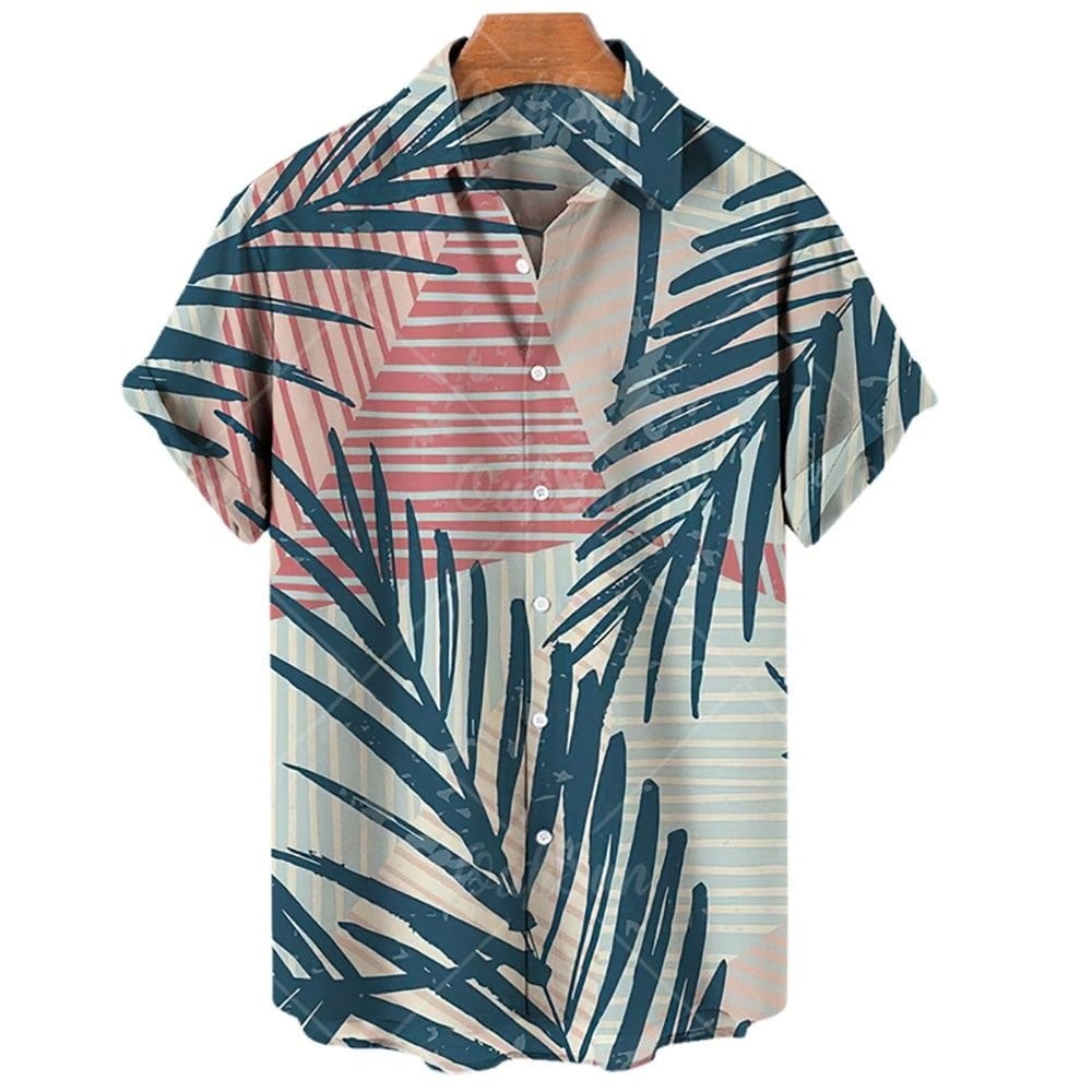 Chemise A Fleur Homme<br> Palmier