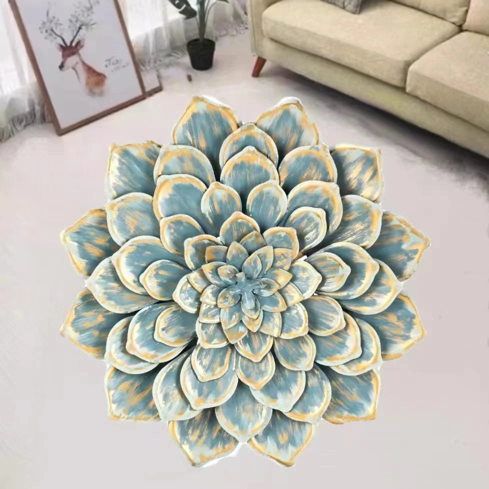 Tapis Fleur <br> Blanc