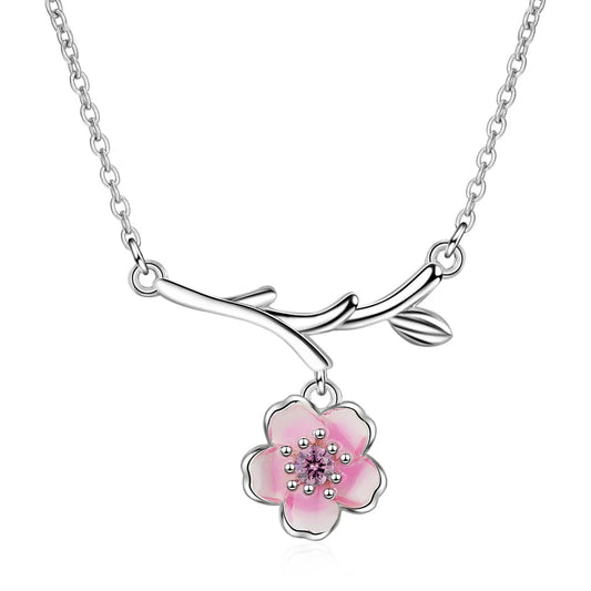 Collier Rose Fleur