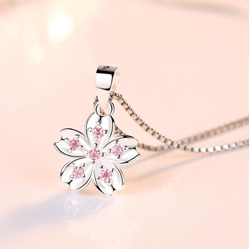 Collier Fleur <br> Argent