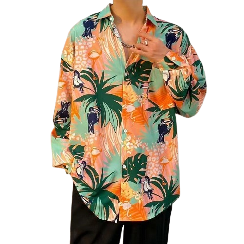 Chemise a Fleur Homme <br> Jungle Tropicale