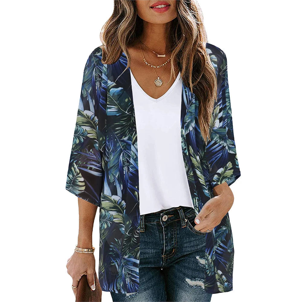 Kimono Fleuri Femme