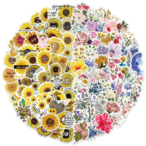 Stickers Fleurs  Pivoine