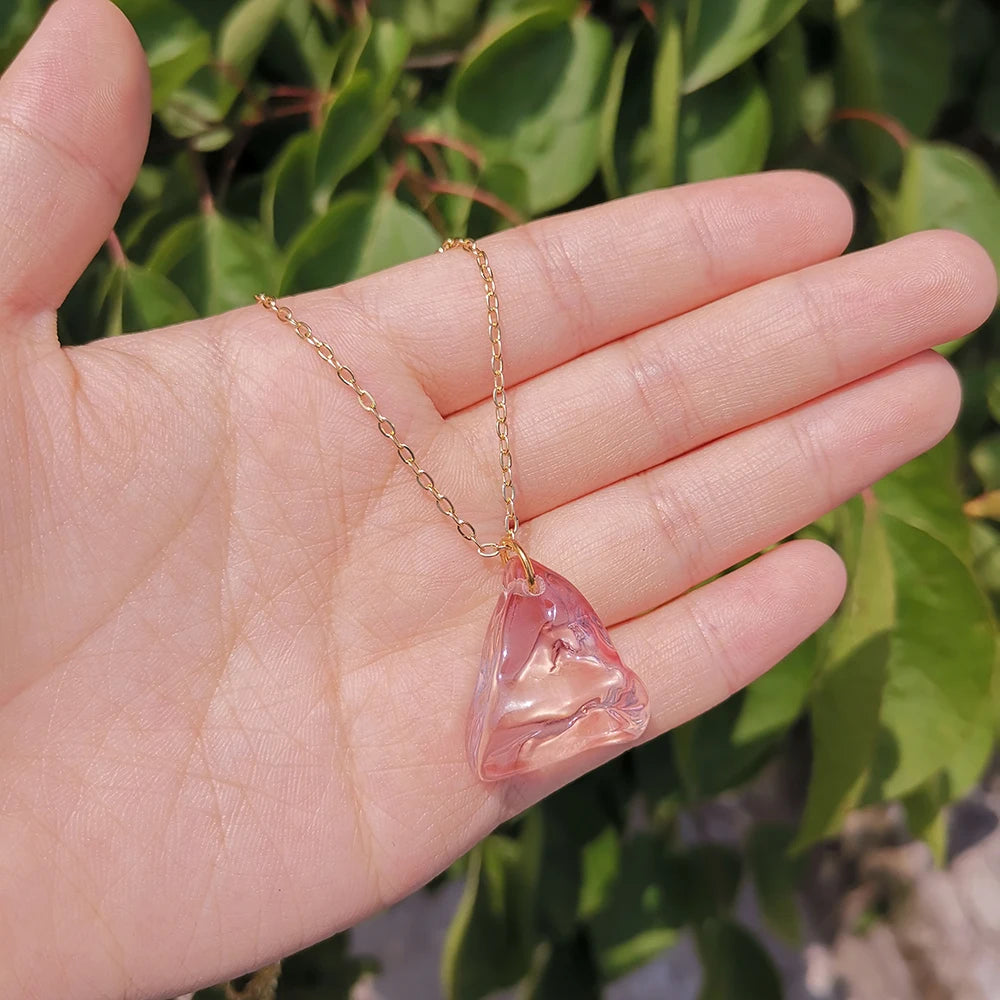 Flower Resin Necklace