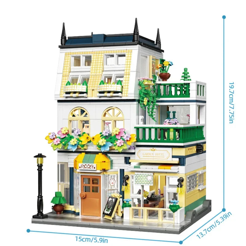 Casa de flores de Lego