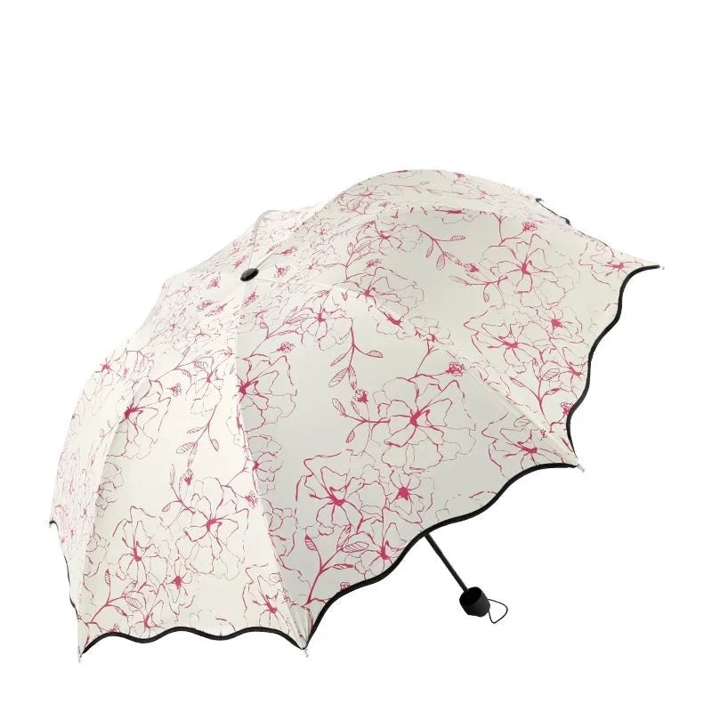 Parapluie Fleur <br> Femme Rose