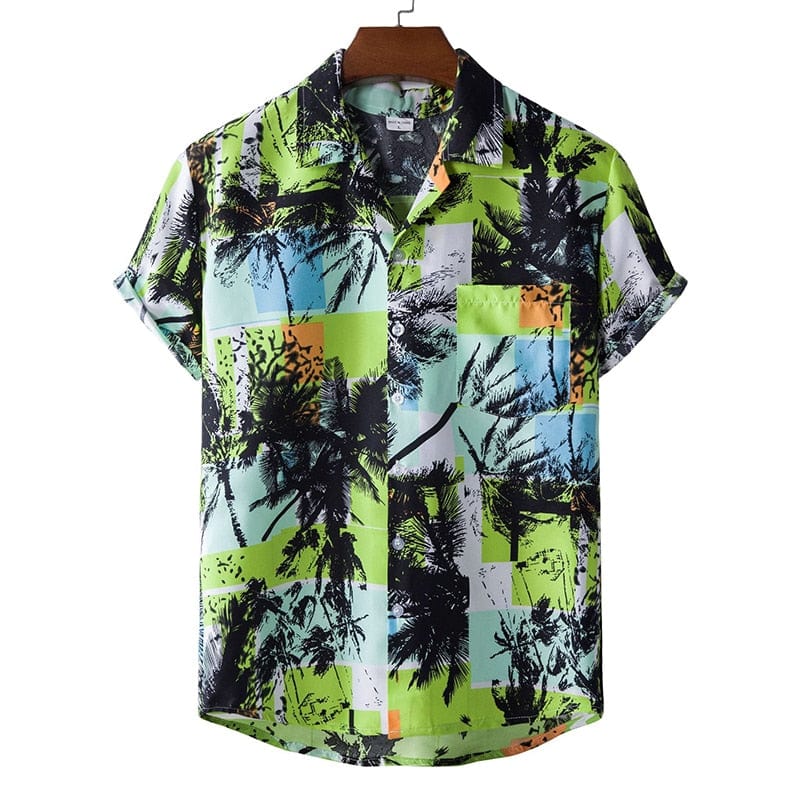 Chemise A Fleur Homme<br> Palmier