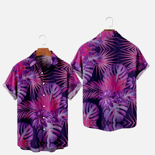 Chemise à Fleurs Homme Détente