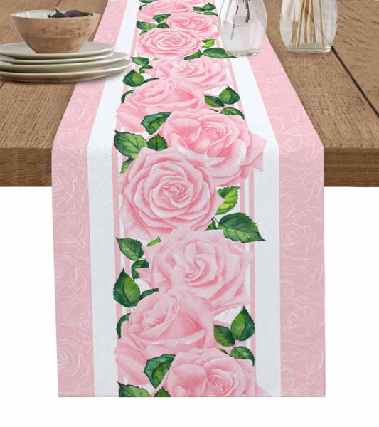 Chemin de Table <br> Fleur Roses