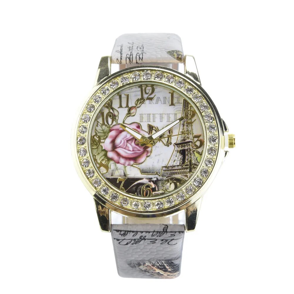 Montre Fleurie <br> Tour Eiffel