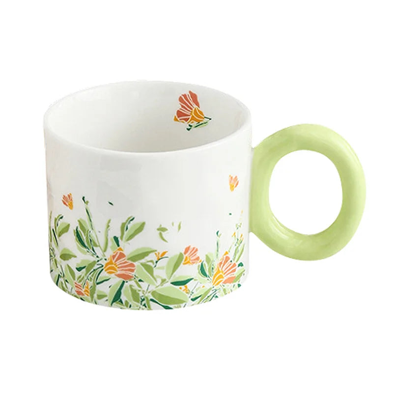 Mug Anglais <br> Fleurs