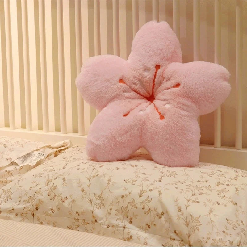 Coussin Fleur <br> Rose