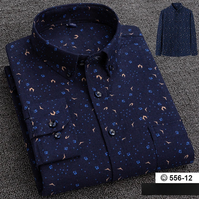 Chemise A Fleur <br> Homme Coton Fashion