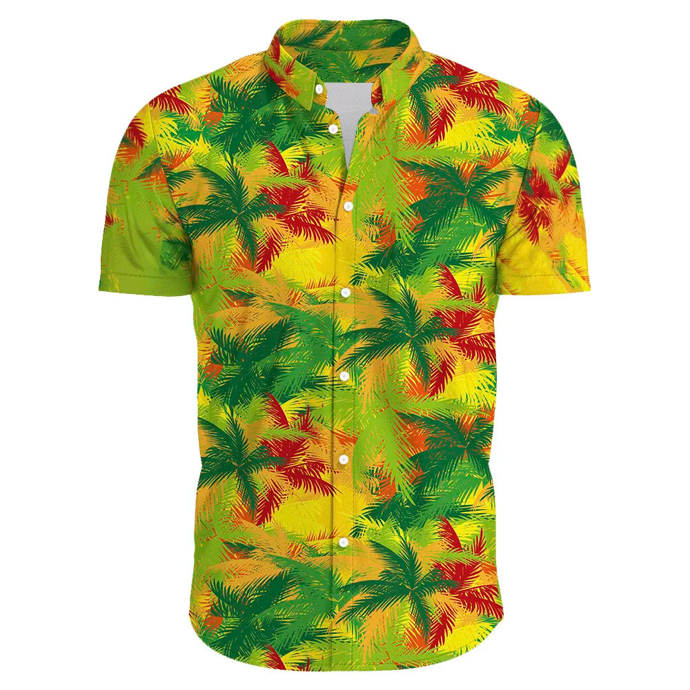 Chemise Homme Fleurie <br> Jungle Exotique