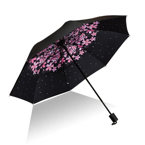 Parapluie Fleur  Rose